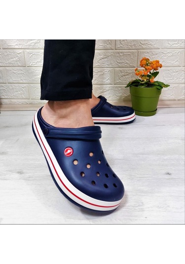 Akınalbella 195 Lacivert Hastane Aşçı Hafif Rahat Sabo Terlik 001