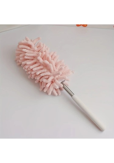 Fochsia Pink 1 Adet Ayarlanabilir Araç Vakumu Esnek Uzun Saplı Ev Ve Araç Temizliği İçin