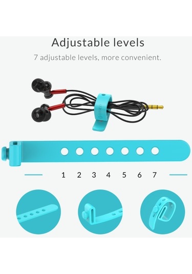 Orıco Sg-rh5 5 Adet Renkli Silikon Kablo Bağı