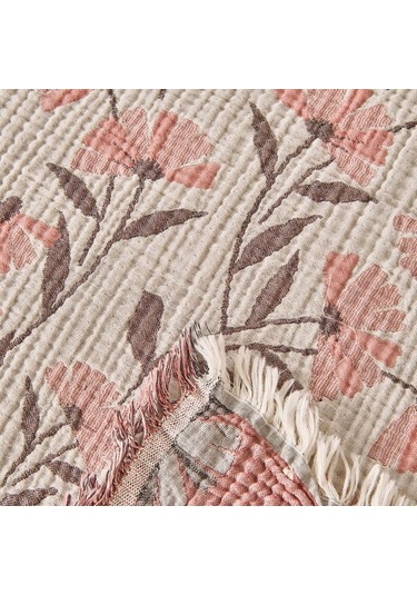 Evidea Soft Vinerya Çift Kişilik Yatak Örtüsü - Krem - 220x255 Cm Krem