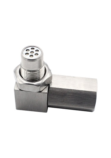 Jeemson Stainless Steel 90 Derece Oksijen Sensör Uzatıcı M18x1.5, Su Geçirmez, Korozyona Dayanıklı, Kolay Kurulum - Evrensel Araç Uyumlu