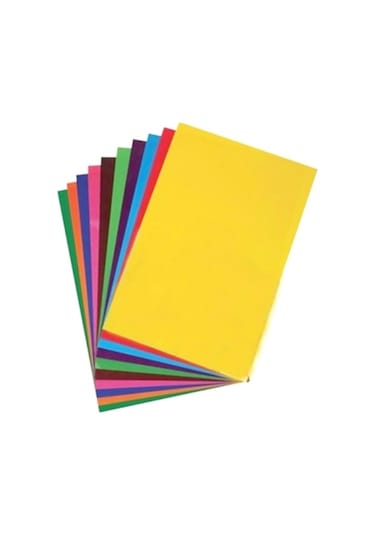 Single Color Fon Kartonu 24x34cm 10 Renk - 3 Paket
