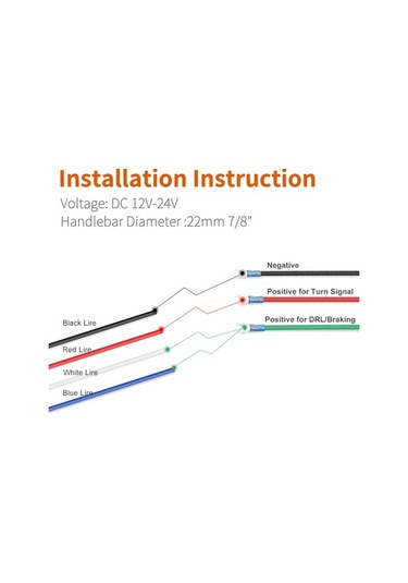 Pazly Universal Motosiklet El Koruyucu - Su Geçirmez, Rüzgar Ve Led Dönüş Işıklı