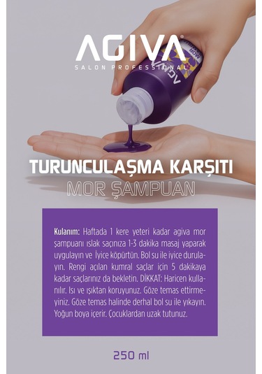 Turunculaşma Karşıtı Mor Bakım Şampuanı 250ml