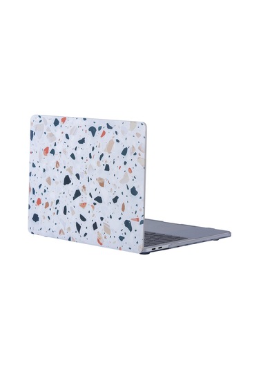 Macbook Air Kılıf 13 İnç Terrazzonl Eski Usb'li Model 2010-2017 A1369 A1466 İle Uyumlu Gri
