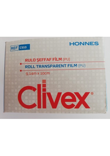 Clivex Rulo Şeffaf Film Pu 9,14 m x 10 cm
