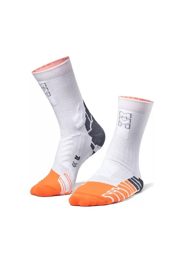 Moretan Engebeli Arazide Koşu İçin Spor Çorapları 173283596 Beyaz