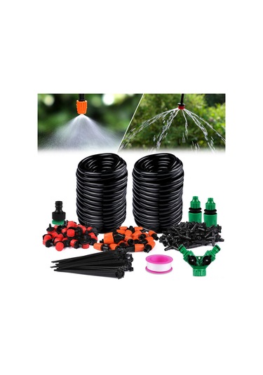Qingmipy Otomatik Bitki Sulama Sistemi - 20m Serinletici Damla Sulama Kiti İle Bahçe Ve Saksılarınızı Kolayca Sulayın