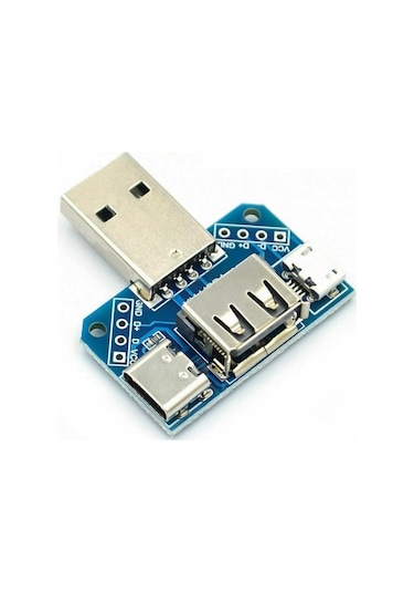 USB Soket Çevirici Kart Usb Type C Micro Usb Erkek Dişi USB Cep