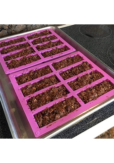 Sointeresting Adet Dikdörtgen Silikon Kalıp Enerji Barı Üreticisi Çikolatalı Mısır Ekmeği Cheesecake Sabun Kalıbı MOr