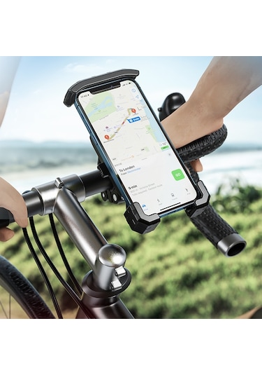 Kewig Motosiklet Yükseltilmiş Navigasyon Braketi Açık Sürme Hırsızlığa Karşı Cep Telefonu Tutucu, Model: M14-c3 Diğer