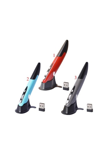 Homyl 2.4ghz Optik Kablosuz Kalem Fare Usb Alıcı Kırmızı