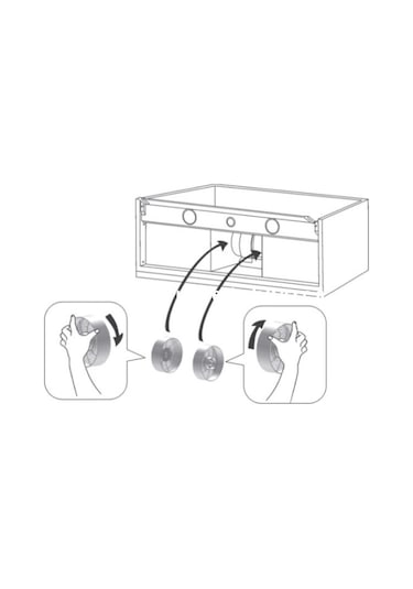 Arçelik P 171 Tb 9209871100 Sürgülü Aspiratör İçin Karbon Filtre 2 Adet