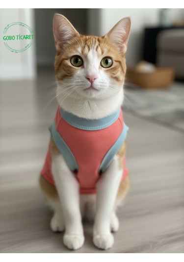 Yumuşacık Şeker Pembe Kedi Ve Köpek Kıyafeti Elbisesi Love Baskılı - Xs, S, M, L Beden