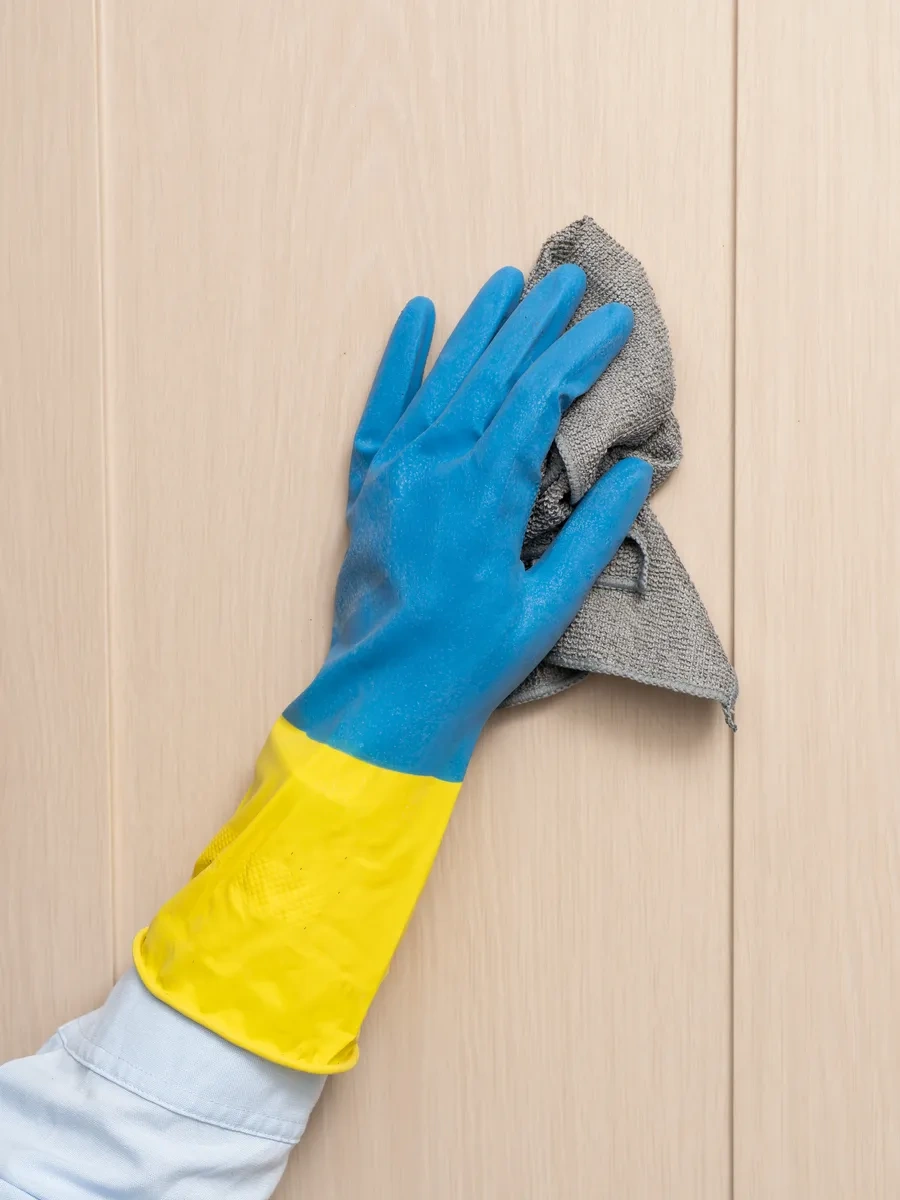 Mainstream Home Temizlik Ve Ev İşleri İçin Lastik Temizlik Eldivenleri, Bicolor Lateks. 341551270