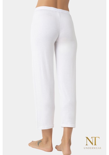 Nt Underwear Bambu İçlik Pantolon Astarı Beyaz