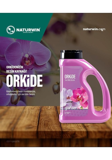 Naturwin Garden Orkide Bitki Besini Vitamin 600 ML