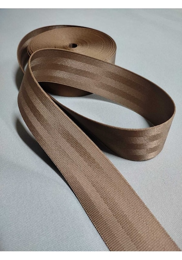 Renkli Emniyet Kemeri 15 Metre 5 Kemer İçin Açık Kahve