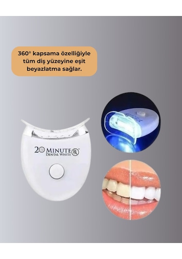 Beyazlatma Kalemli Led Diş Parlatma Seti