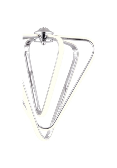 Üçgen 3lü Krom Kumandalı Ve Dimerli Beyaz, Sarı, Gün Işığı Ledli Plafonyer Avize Sb-ld-620 Krom
