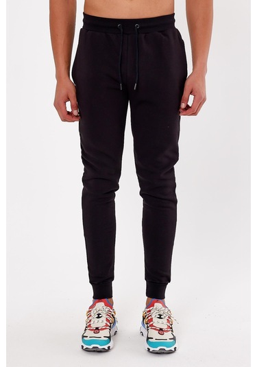 Jahr Marc Ekstra Slim Fit Siyah Erkek Eşofman Altı Siyah