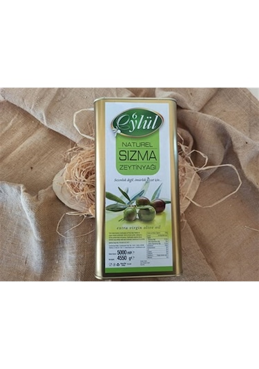6 Eylül Erken Hasat Naturel Soğuk Sıkım Sızma Zeytinyağı Yeni Hasat 0.5 Asit 5 L