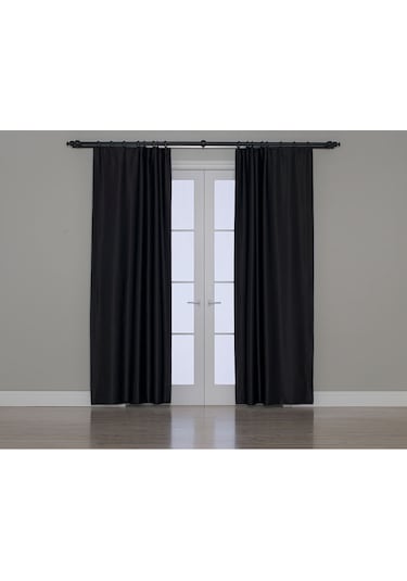 Blackout Fon Perde Siyah Karartma Özellikli Siyah