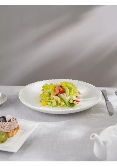 Magistro Porselen Yemek Tabağı "lakomka" D 30 Cm 133748418 Beyaz