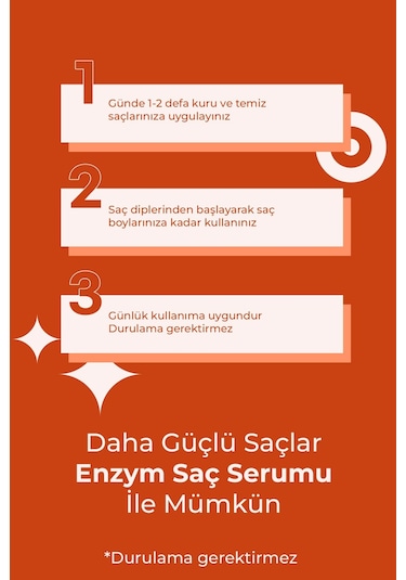Enzym Cosmetics Multivitamin Saç Bakım Kompleksi Vitamin C Serum 75 ML