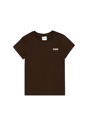 U.s. Polo Assn. Erkek Çocuk Kahverengi Tişört 50313932-vr029 Kahverengi