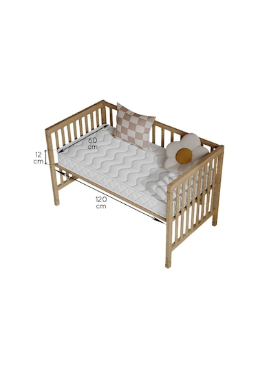Argimo Alba 10 Cm Sünger Bebek Beşik Park Yatağı 60x120