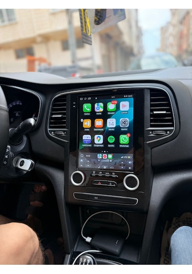 Megane4 Tesla Ekran Android 13 Multimedya 4gb /64gb Hafıza Carplay Dijital Klima Arka Kamera  9.7''