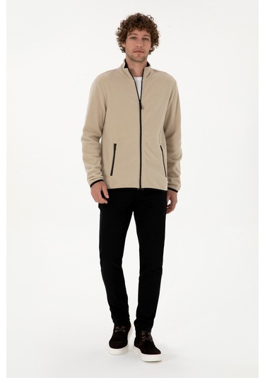 U.s. Polo Assn. Erkek Koyu Bej Hırka Örme 50313779-vr088 Koyu Bej