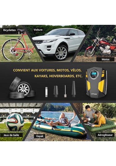 Araç Hava Lastik Şişirme Kompresörü Göstergeli Oto Lastik Pompası