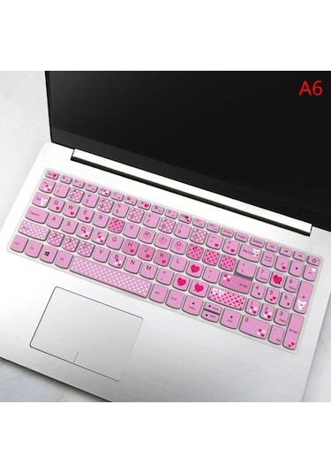 GubisiStore A6-15.6 Inç Silikon Dizüstü Dizüstü Klavye Kapak Ultra-ince Cilt Koruyucu Lenovo Ideapad 330c 320 Su Geçirmez