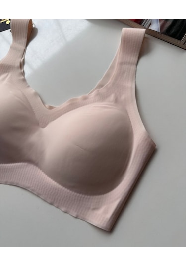 Carla Balensiz Dikişsiz Push-up Invisible Ice-silk Görünmez Süt Pudra