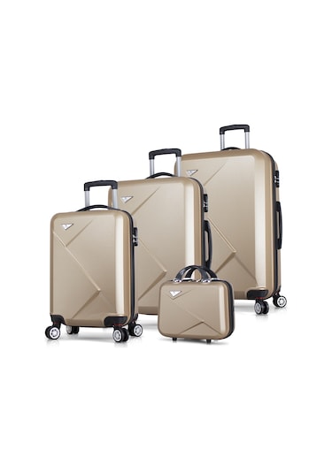 My Valice Diamond Abs 4'Lü Travel Valiz Seti