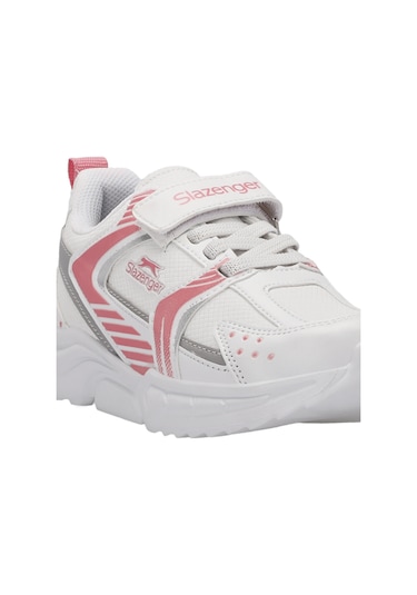 Slazenger KENDALL Çocuk Cırt Cırtlı Beyaz / Pembe Günlük Spor Ayakkabısı