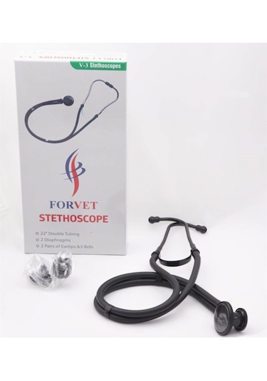 Forvet V3 Çift Taraflı Veteriner Stetoskop