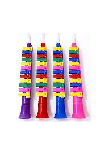 Renkli Plastik Melodika Çok Renkli