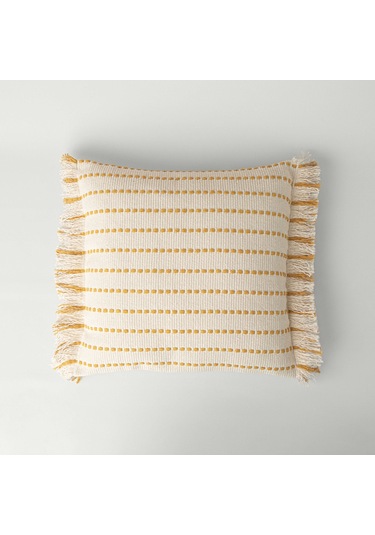 Linens Gunny 45x45 Cm Kırlent Kılıfı Hardal Hardal