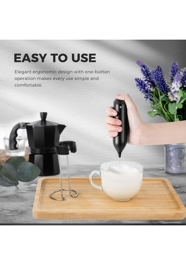 Kangvka Hızlı Şarjlı Duvar Tipi Süt Köpürtücü Ve Karıştırıcı - E Modeli