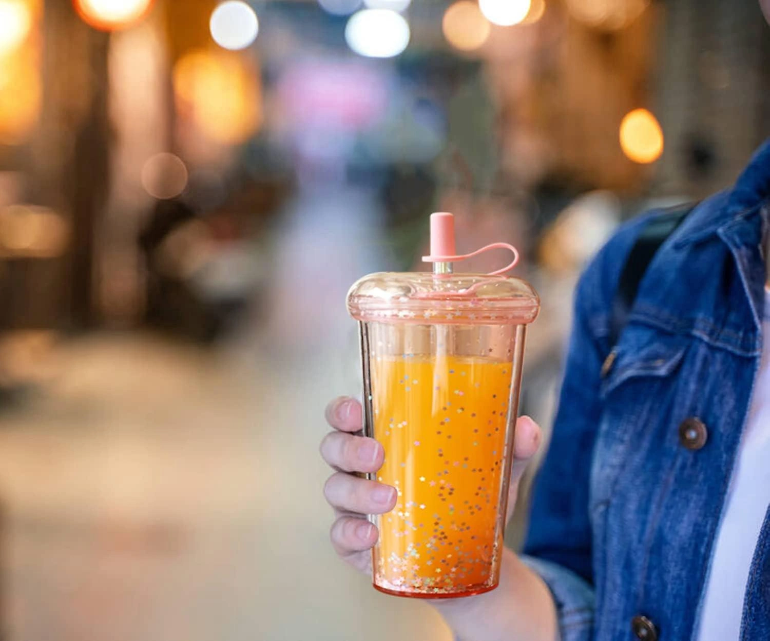 Munk Pipetli Kupa - Seyahat, Buzlu Kahve Ve Smoothie İçin 44 Cl Yeniden Kullanılabilir Kupa - Soğuk Ve Sıcak İçecekler İçin Şeffaf Plastik Kupa