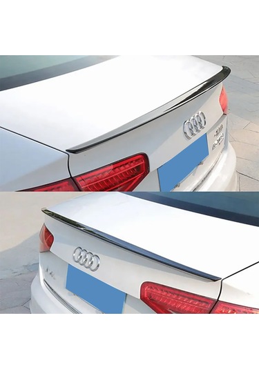 Audi A4 Sedan Bagaj Üstü Spoiler Parlak Siyah Spoyler Plastik İthal 2012-2016
