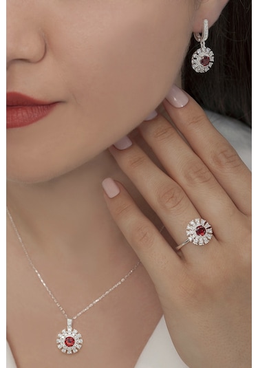 Agakulche Süzme Mitos Gümüş Takı Seti S56-kk 925