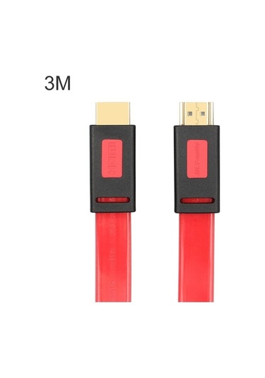 Novahub Ult-unite 4k Ultra Hd Altın Kaplama Hdmi - 3m Şeffaf Mavi Kablo