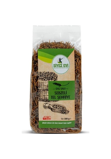 Kastamonu Siyez Unlu Sebzeli Tel Şehriye 300 Gr