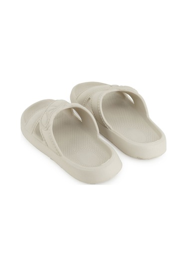 Gezer Kadın Yazlık Eva Islak Zemine Uygun Ev Bahçe Banyo Terlik Bej