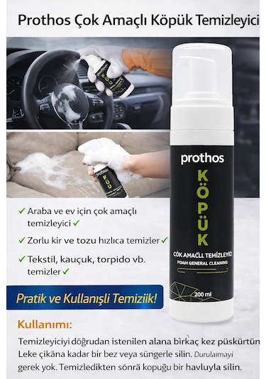 Prothos Köpük Genel Temizleme 200ml.