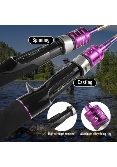 Neevoyu Hafif Karbon Fiber Olta Kamışı - 1.68m/1.83m Atma/spin Modeli 2-7g Yem